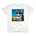 じょんすたいるのPopcorn Cat Regular Fit T-Shirt