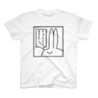 アメソラ。の「にゃんこになりたい。」見切れうさぎ。 Regular Fit T-Shirt