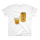 脂身通信Ｚの缶ビール_230325 スタンダードTシャツ