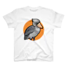 Cody the LovebirdのChubby Bird ハシビロコウ Regular Fit T-Shirt