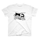 とんちゃんと猫のエギ猫 スタンダードTシャツ
