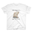 フレンチブルドッグうぱのNO BUHI , NO LIFE スタンダードTシャツ