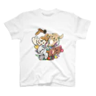 TAKUMIのもっちゃんと仲良しうさぎ4人組デザイン スタンダードTシャツ