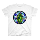 くいなの母のこがたのげんごろうステンドグラス風 Regular Fit T-Shirt