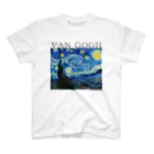 MUGEN ARTのゴッホ / 星月夜　The Starry Night 世界の名画 スタンダードTシャツ