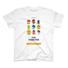 ディスタント ウィステリアのPOP　MONSTERS スタンダードTシャツ