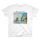 MUGEN ARTのモネ　エトルタの断崖  Claude Monet スタンダードTシャツ