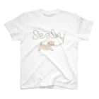 sayapochaccoのLet's go on a walk together!!(sealyham terrier) スタンダードTシャツ