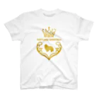 onehappinessのシェルティ　crown heart　onehappiness スタンダードTシャツ