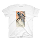 MUGEN ARTの小原古邨　二羽の孔雀　Ohara Koson / Two peacocks on tree branch スタンダードTシャツ