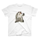 MUGEN ARTの小原古邨　猿と蜻蛉（猿と虫）Ohara Koson / Monkey with insect Regular Fit T-Shirt