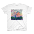 MUGEN ARTのピンクの雲　アンリ＝エドモン・クロス　Henri-Edmond Cross / The Pink Cloud スタンダードTシャツ