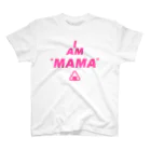 amai_biscuitのI AM MAMA(おにぎり) スタンダードTシャツ