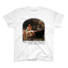 MUGEN ARTのシャロットの女（シャロット姫）　The Lady of Shalott　ジョン・ウィリアム・ウォーターハウス スタンダードTシャツ