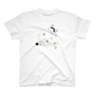 元祖ふとねこ堂のもちもちにゃん スタンダードTシャツ