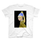 Genart0717のGirl with a pearl earring　フェルメールの真珠の耳飾りの少女 Regular Fit T-Shirt