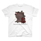 にかもとりか🐰喋ったり弾き語ったり縫ったりの日々のnewにゃあいちろうくんと一緒 スタンダードTシャツ