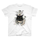 星月猫　徳島洋子のKING タキ 猫 スタンダードTシャツ