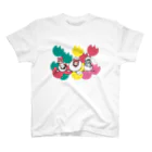 ツツみみ屋のツツみみウサギ・タレみみウサギ【egg】 スタンダードTシャツ