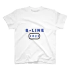 B系統の会のKumamoto B-Line college log スタンダードTシャツ