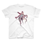 かわさきしゅんいち@絵本作家・動物画家のミズダコ　Enteroctopus dofleini Regular Fit T-Shirt