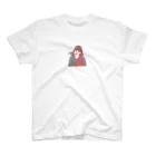 osuzu. のelephant × red girl  Regular Fit T-Shirt