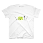 ヨシトミの絵のあ！(黄色)_手話50音 スタンダードTシャツ