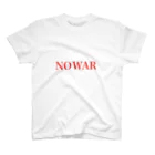 形而上麗慈のNO WAR シンプルロゴTシャツ Regular Fit T-Shirt