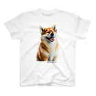 koron-koronの【柴犬】 Regular Fit T-Shirt