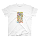 白ふくろう舎のプリンセスコラージュ スタンダードTシャツ