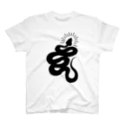 原ハブ屋【SUZURI店】のCheck Snake Head（T-GO） Regular Fit T-Shirt