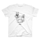 rerotozubu shopping houseのうさひるブロックの構成 Regular Fit T-Shirt