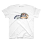 ゼリーtypeの虎さんと猫さん スタンダードTシャツ