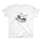 Quark2013chiniのエロ猫顔 Regular Fit T-Shirt