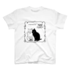 ふむふむのふむふむの空想お茶会 『二匹の猫』 スタンダードTシャツ