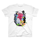 ろう飼い主のモモイロインコ Regular Fit T-Shirt