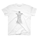 #wlmのLETTERS - 13 スタンダードTシャツ