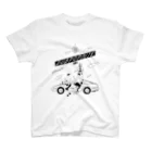 DUBPOPNITEANDMOREのDUBPOPNITE09 mono-w スタンダードTシャツ