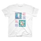 縞ネコ屋のネコTシャツ (014猫) 티셔츠