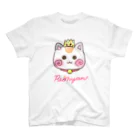 旅猫王子れぉにゃん👑😼公式(レイラ・ゆーし。)の(ピンクロゴ)顔だけ☆れぉにゃん Regular Fit T-Shirt