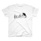 SHOP KazzBのネコ、音符にイタズラ (TS) スタンダードTシャツ