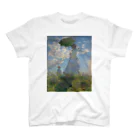 世界美術商店の散歩、日傘をさす女性 / Woman with a Parasol - Madame Monet and Her Son スタンダードTシャツ