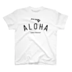 ハワイスタイルクラブのALOHA ISLANDS  BLK LOGO スタンダードTシャツ