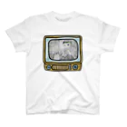 khakie shopのレトロテレビ　白黒 スタンダードTシャツ