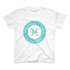 Yuko’ｓ Galleryの12星座キーフレーズ&パワーカラー～うお座～ / 12 zodiac key phrase & power colour - Pisces - スタンダードTシャツ