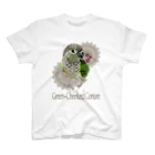 mariechan_koboの045 ウロコインコノーマルとレース BRW スタンダードTシャツ