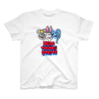 THE DOUBUTSU-ZOO SHOPのHELLO THANKS BYEBYE スタンダードTシャツ