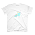 ぴちゅかショップのセキセイお揃いクリームソーダ スタンダードTシャツ