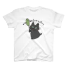 生活リズムが猫のひとのお掃除モップ スタンダードTシャツ