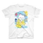 なくも/イラストレーターの気象予報ねこちゃん スタンダードTシャツ